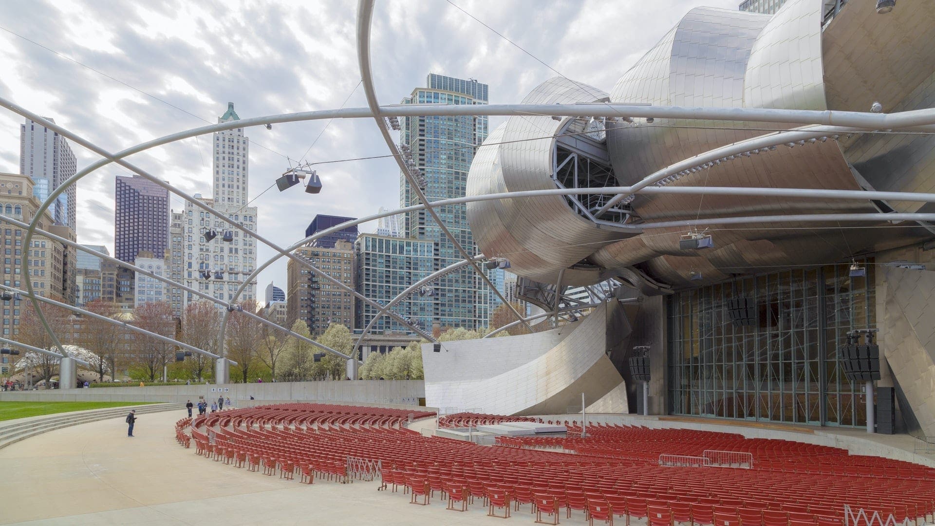 The Pritzker Pavilion at Millennium Park featured in ArchRecord