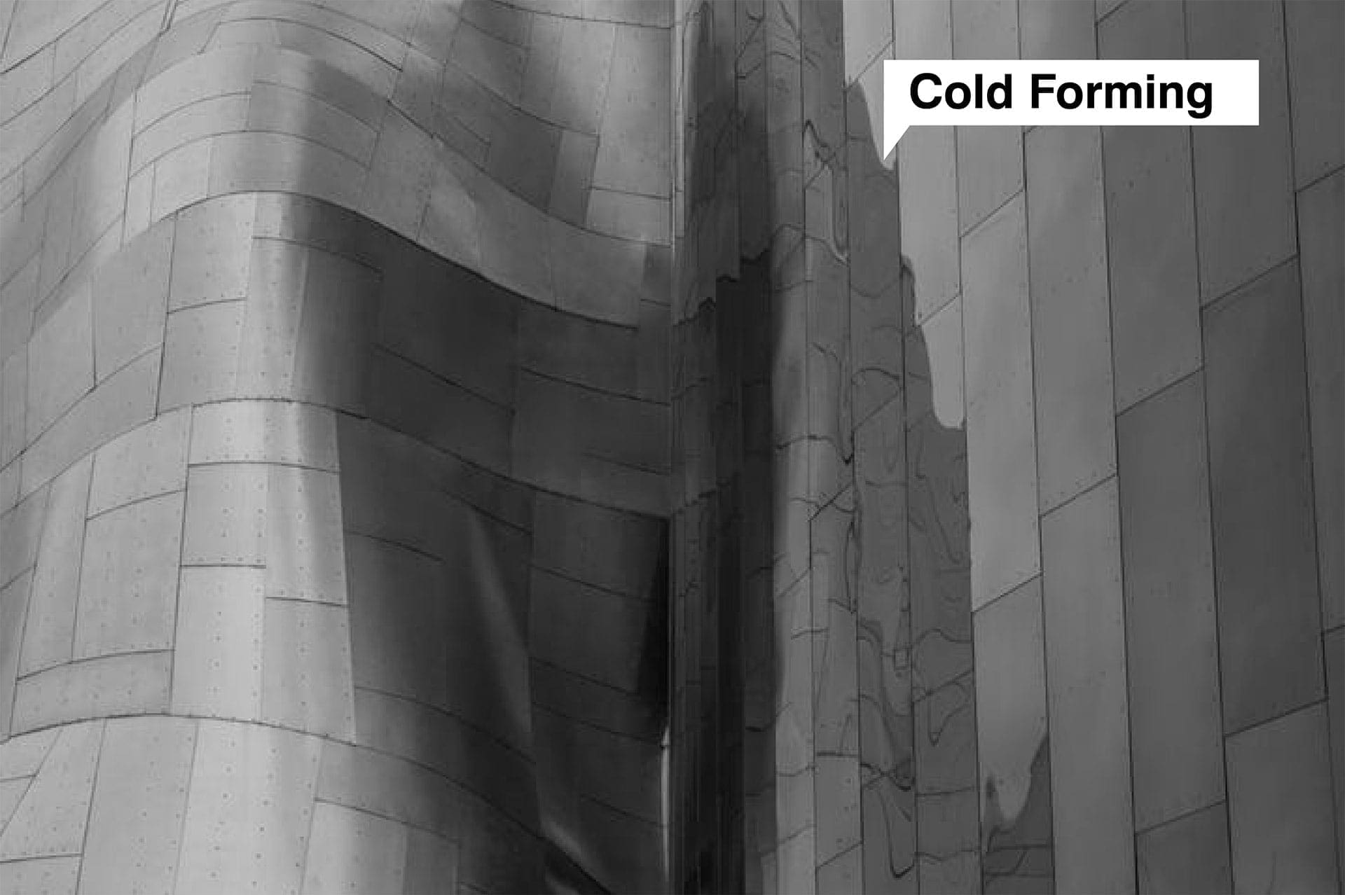 Museum of Pop Culture - Frank Gehry Partners, by A. Zahner Company, 2000.