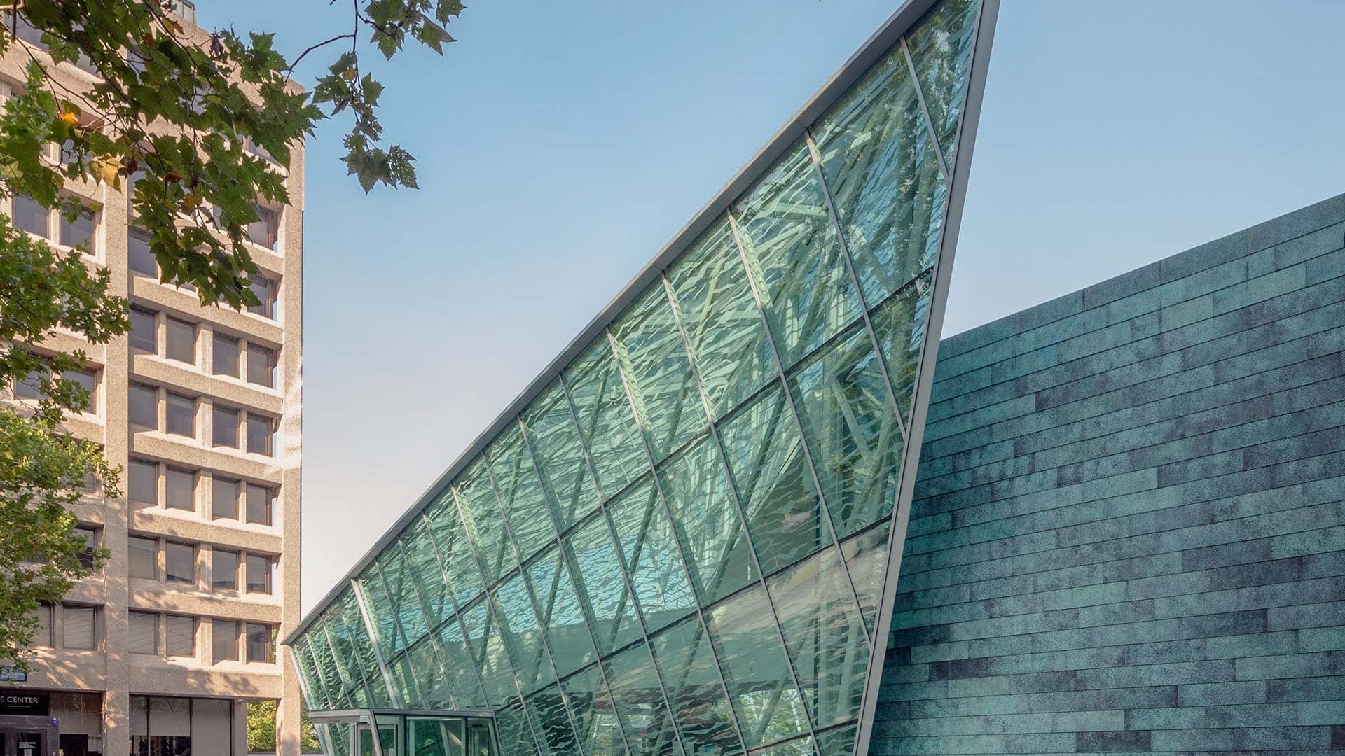 STAR BLUE™ COPPER PANELS AT SUNY NEW PALTZ STUDENT UNION BUILDING