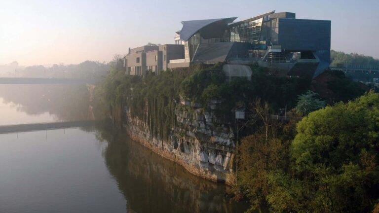 Custom Zinc Patina on Hunter Museum featured in Architectural Record