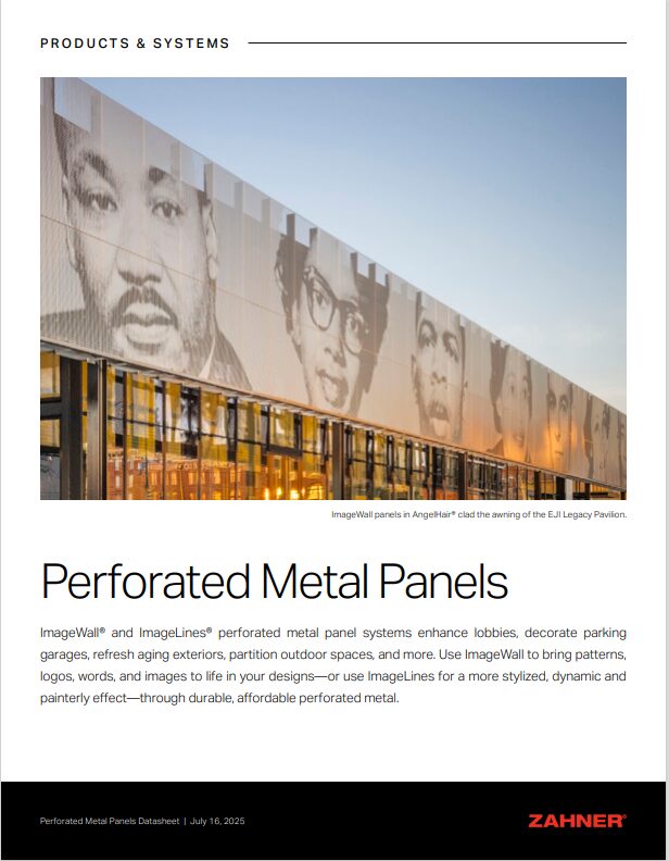 Perforated Metal Panel Systems Datasheet