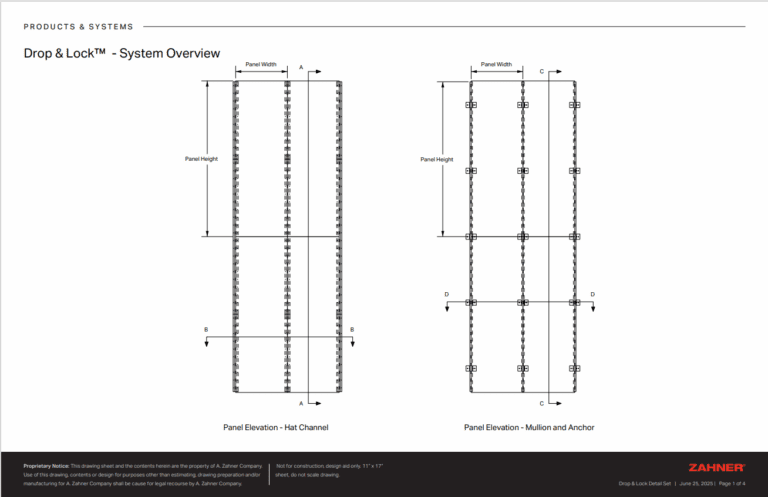Drop & Lock CAD Details – PDF