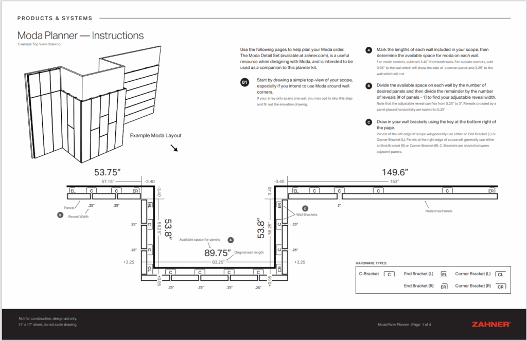 Moda Panel Planner