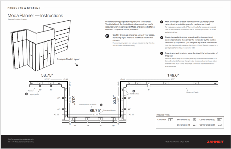 Moda Panel Planner