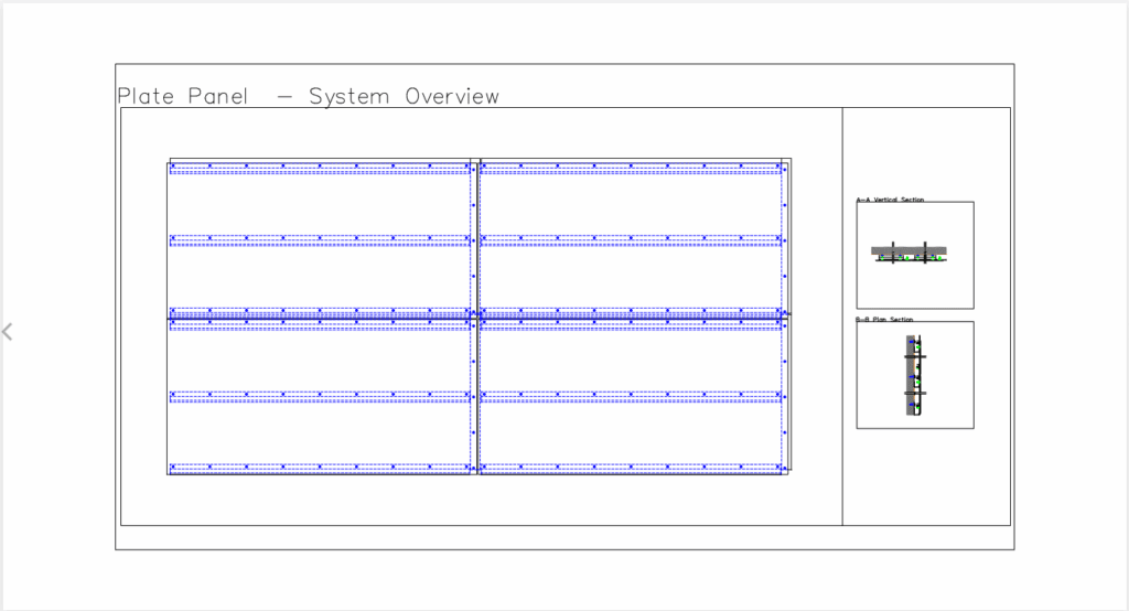 Plate Panel CAD Details – DWG