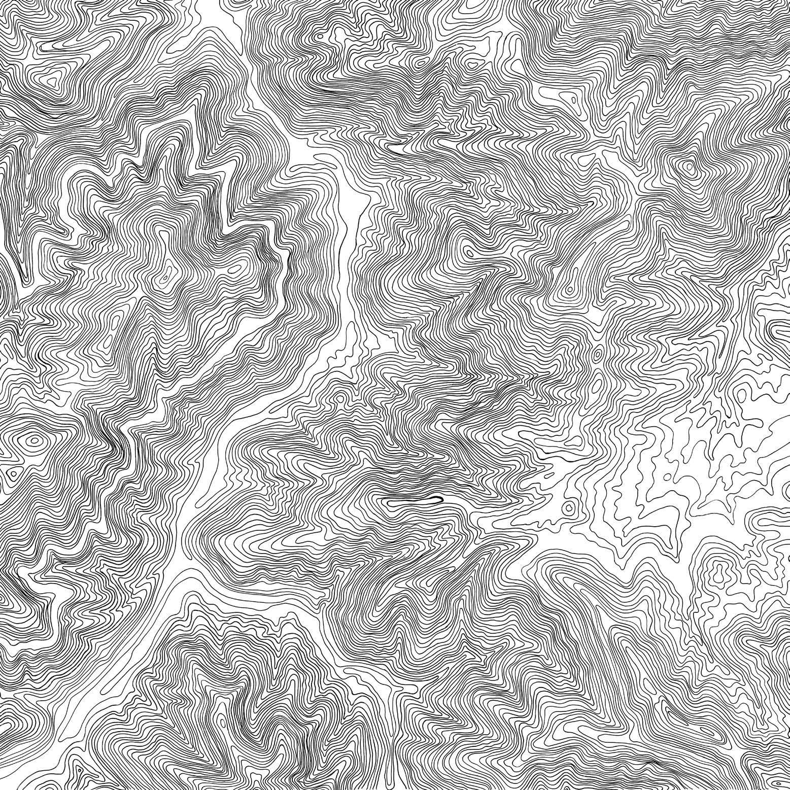 Topographical map used in the façade design process.