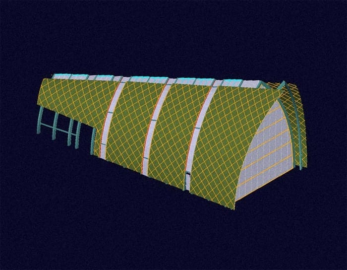 CAD View of the chapel's design