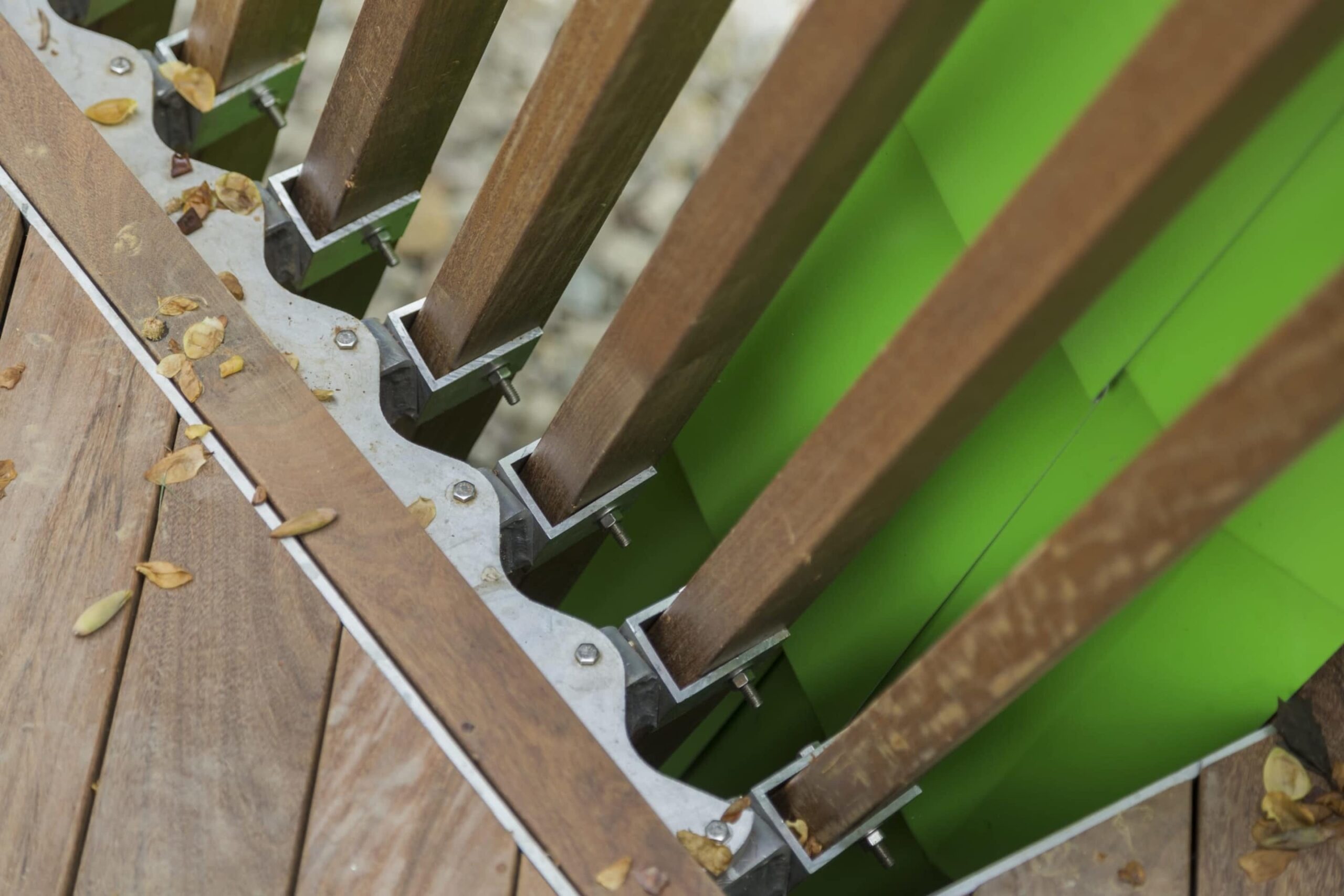 Detail of the landscaping