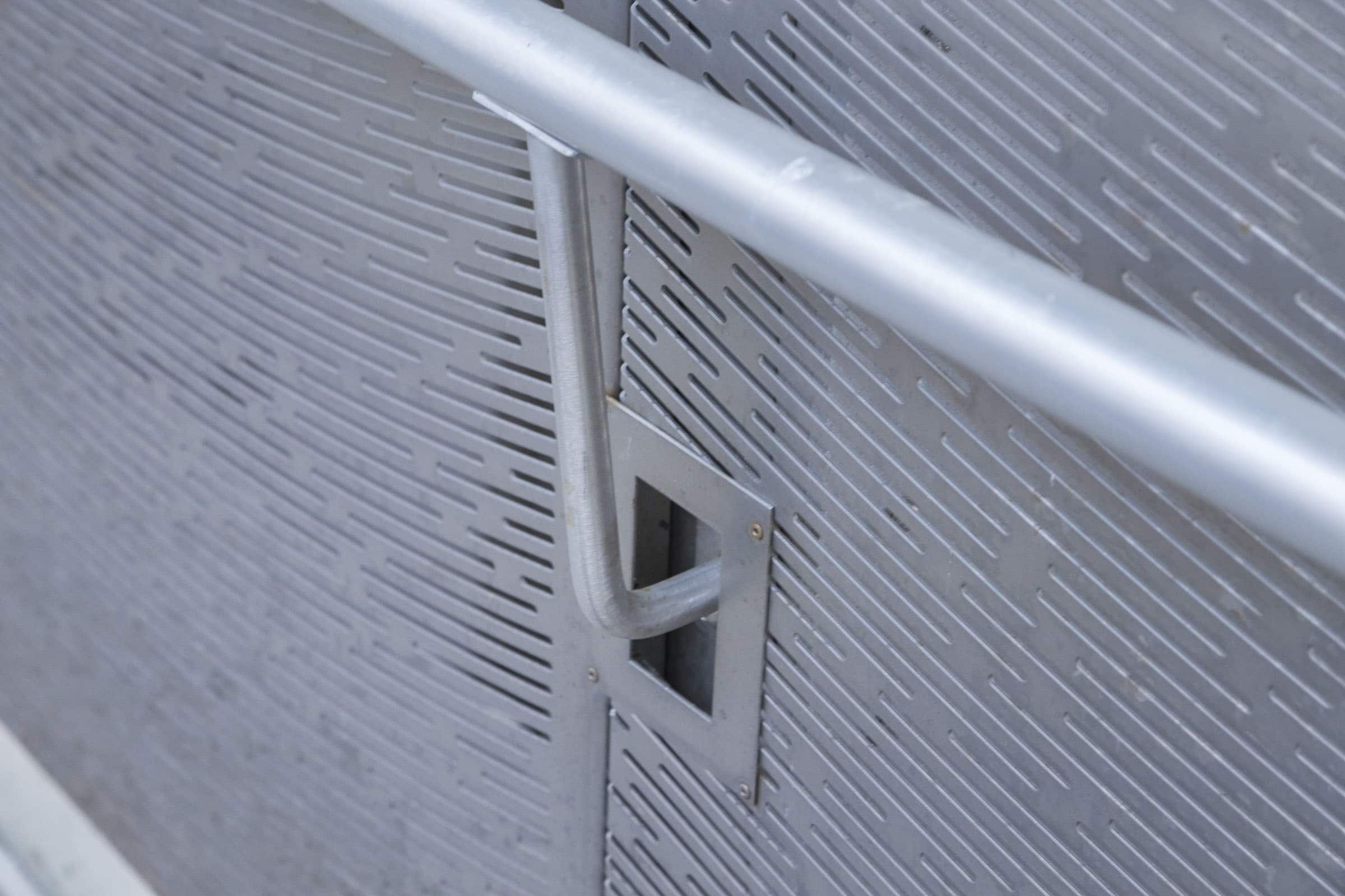 Hoi Polloi public artwork for the St. Louis Metrolink at Forsyth Station.