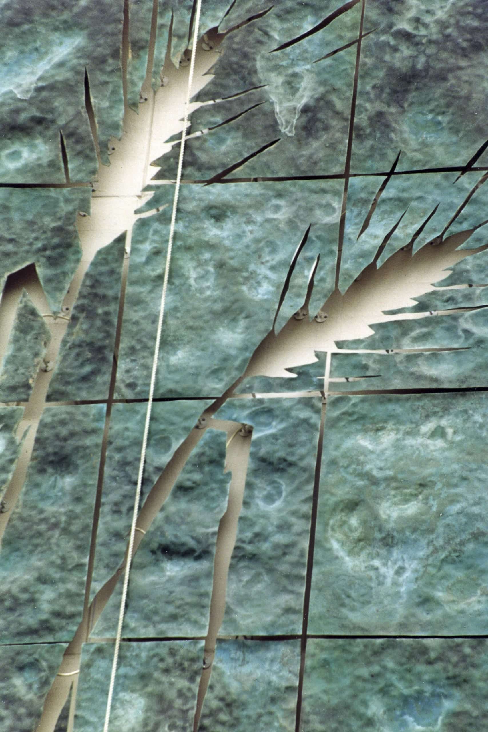 Detail of the copper panels made for Heartland Harvest.