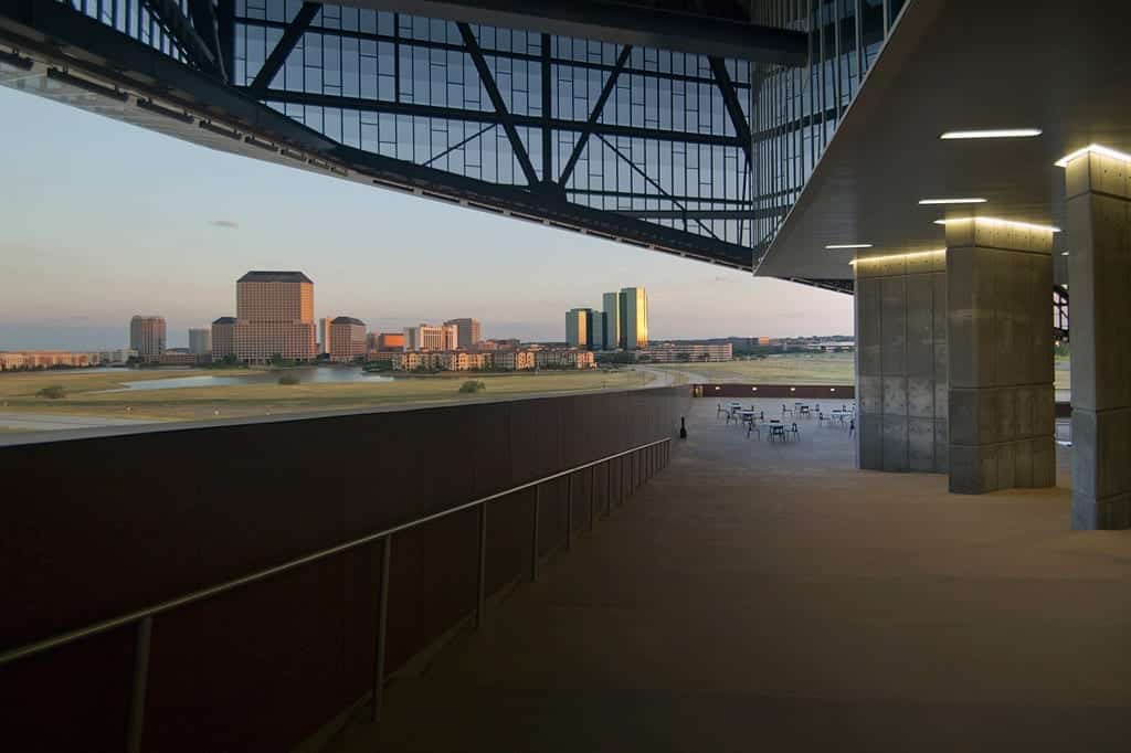 View of Downtown Irving from the ICC.