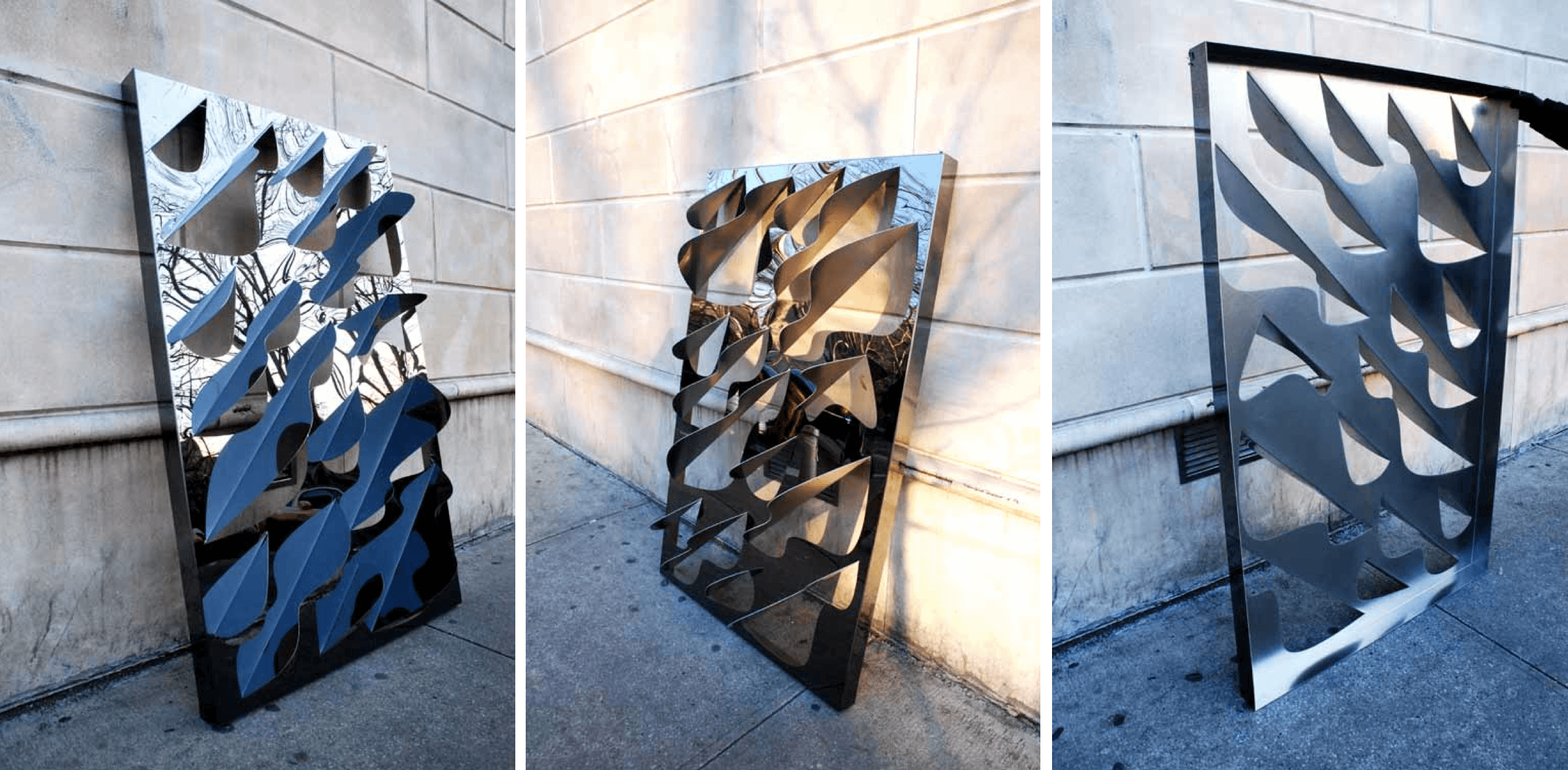 First mockup for the Leong Leong facade at Miami City View Garage