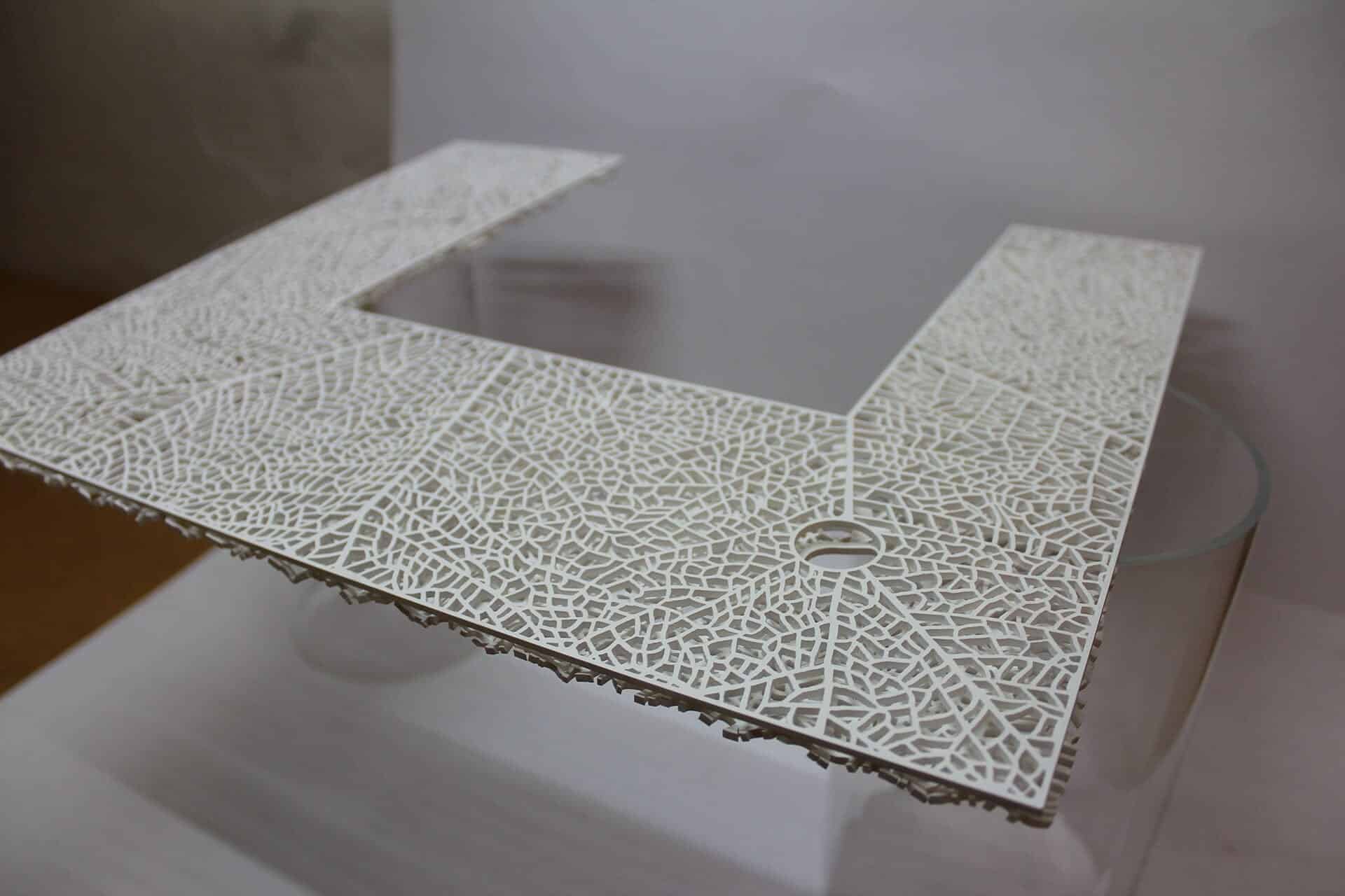 Jan Hendrix model for the Patio de las Jacarandas canopy.