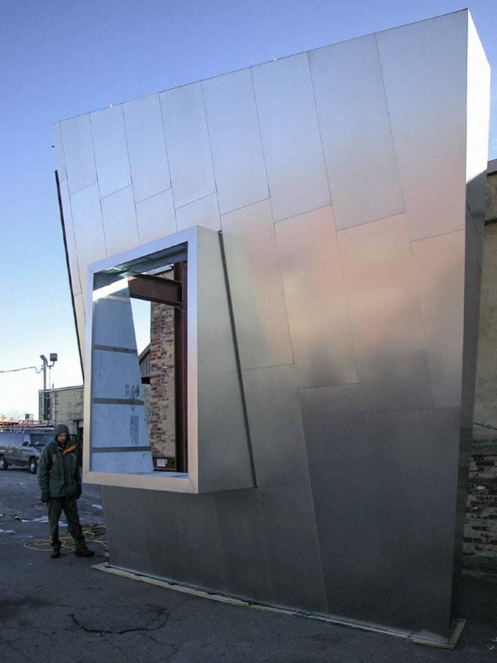 Mockup for one of the buildings at MIT Stata Center.