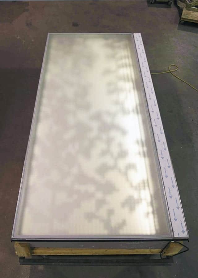 Silver Towers Mockup with lighting system