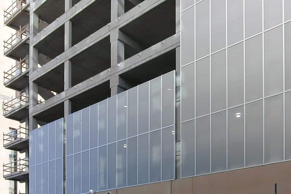 Standard Parking Garage During Construction.