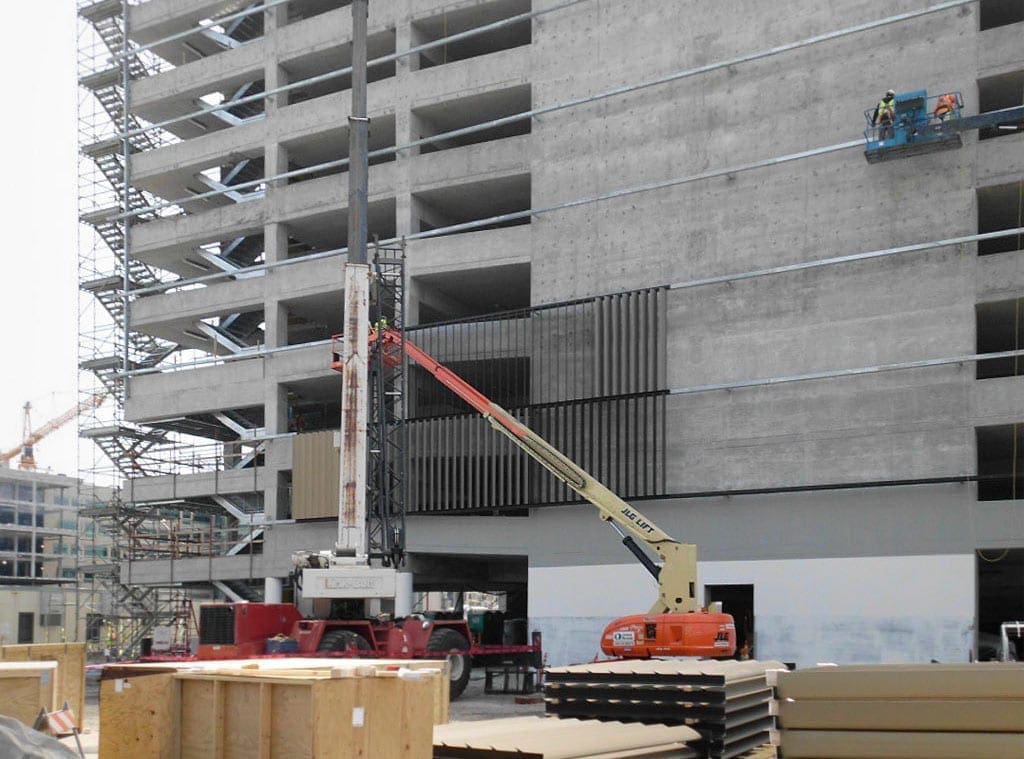 UCSF Mission Bay Medical Garage in Construction.