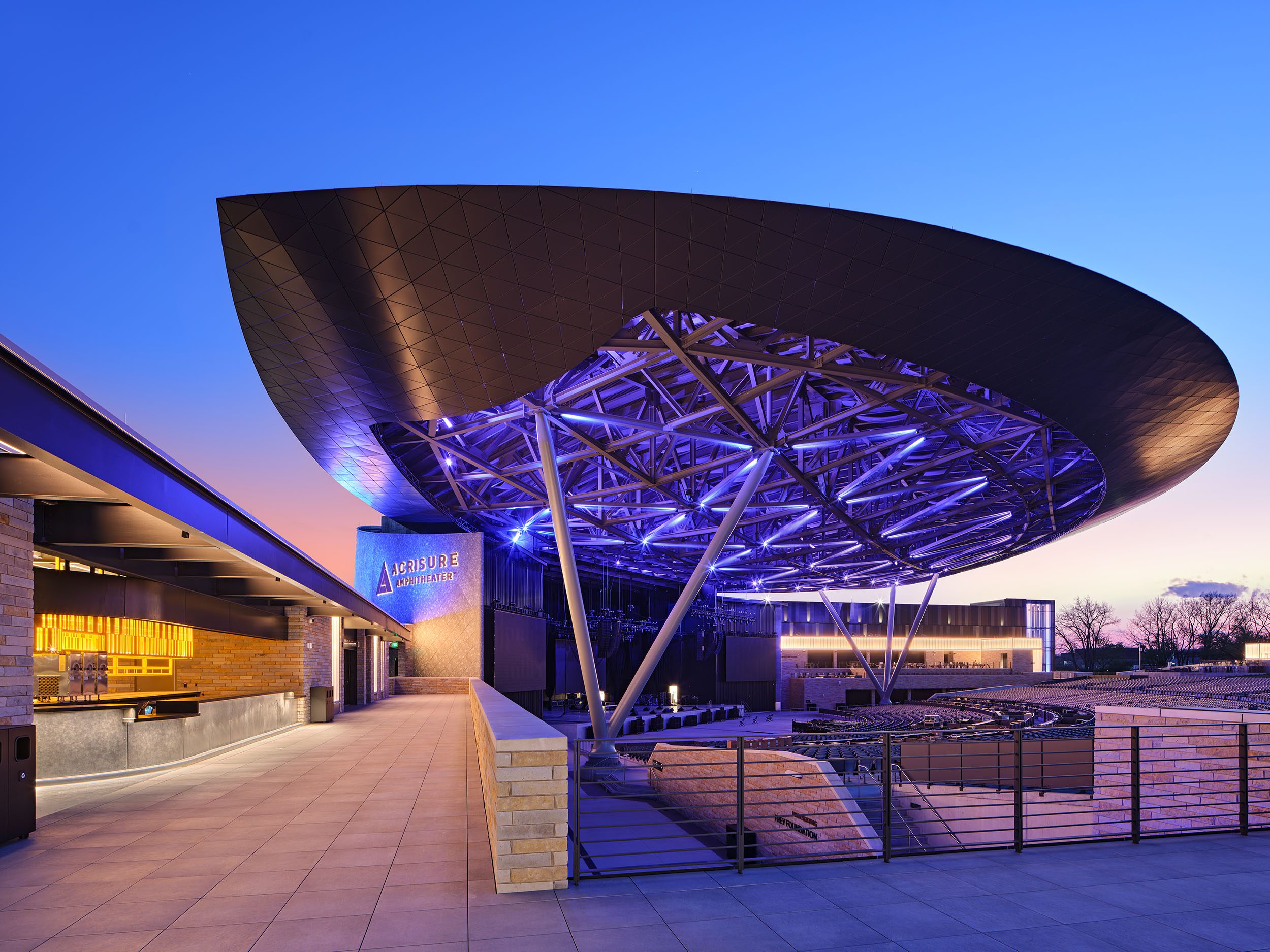 Acrisure Amphitheater in Grand Rapids, Michigan.