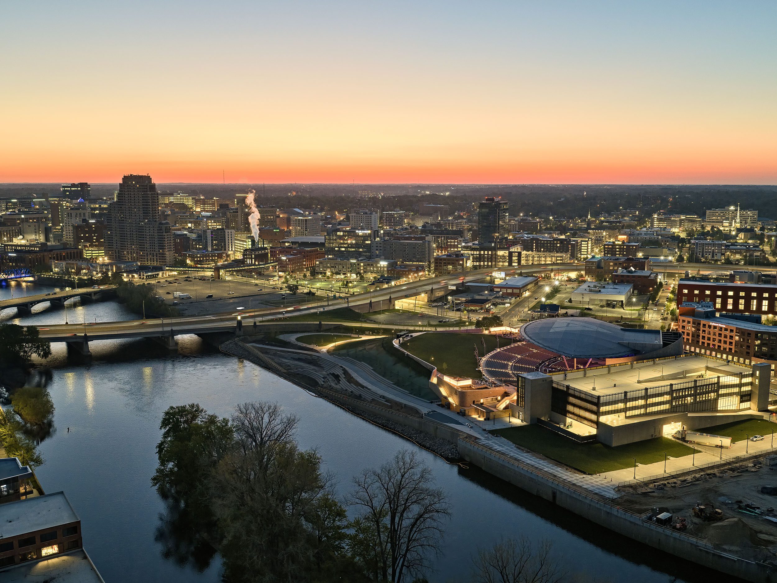 Acrisure Amphitheater in Grand Rapids, Michigan.