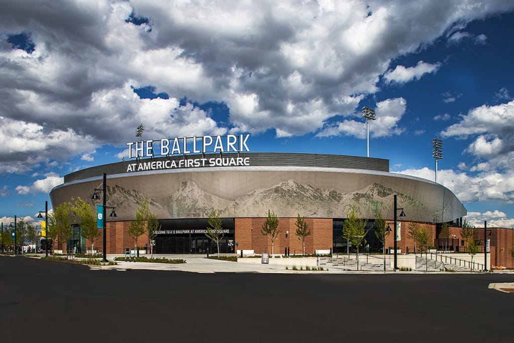 The Ballpark at America First Square in South Jordan, Utah.