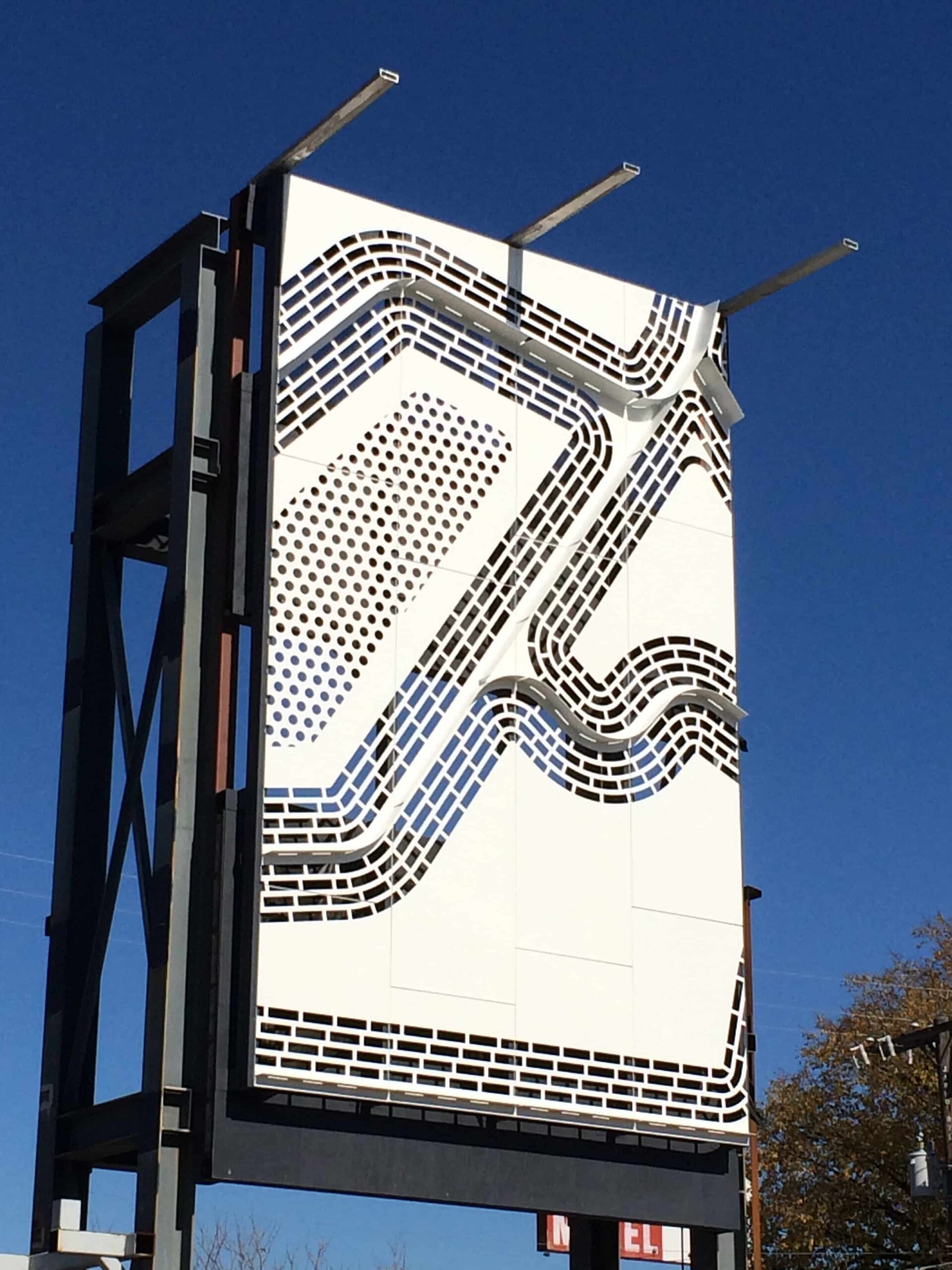 Mockup created by Zahner with integrated lighting, fabricated and installed at the Kansas City facility.